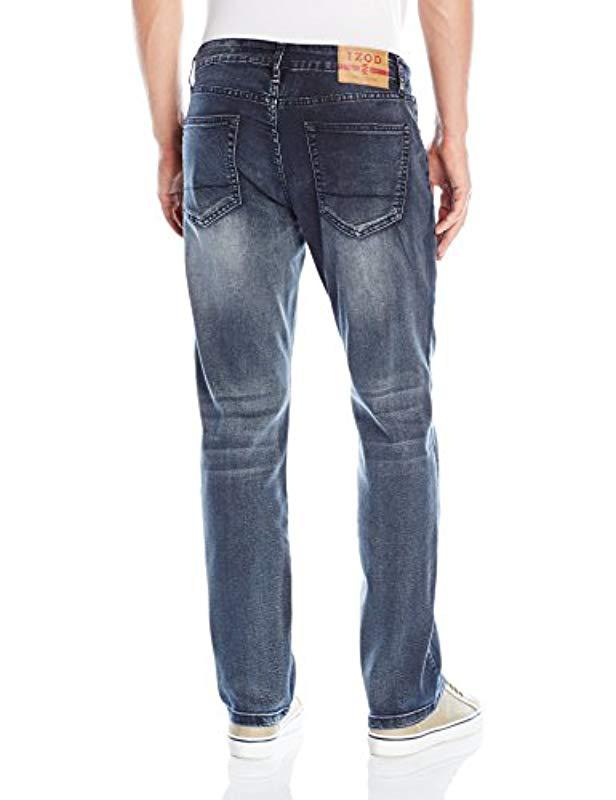 izod men's comfort stretch denim jeans