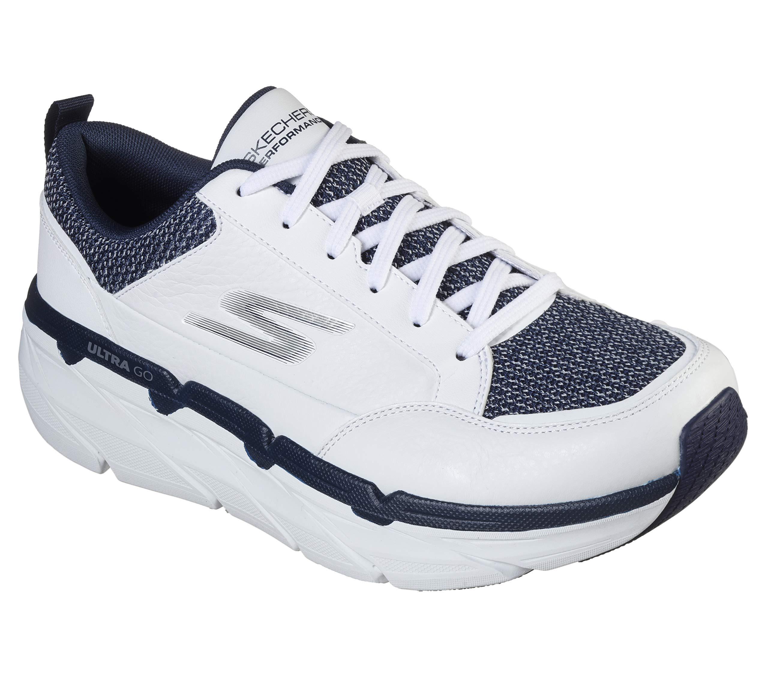 Skechers Max Cushioning Premier Prevalence-premium Leather Walking & Running  Shoe Sneaker in Blue for Men | Lyst