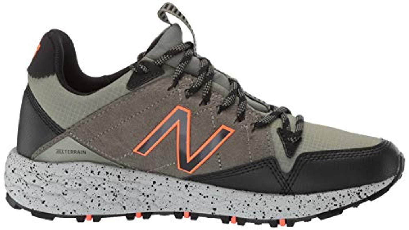 New Balance Cruz Crag Trail Trainers Green in Black for Men | Lyst