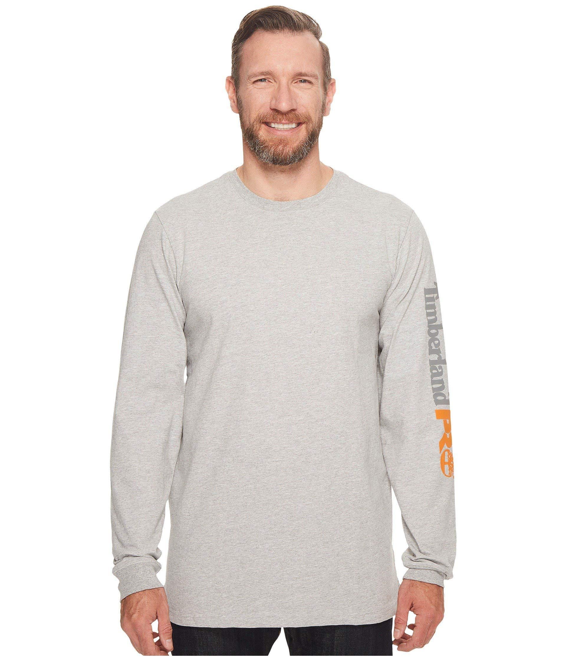 Timberland Synthetic Big & Tall Base Plate Blended Long-sleeve T-shirt ...