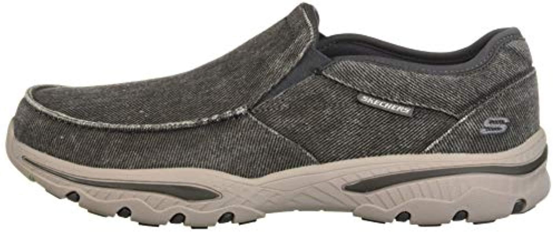 Skechers Relaxed Fit-creston-moseco Moccasin in Charcoal (Gray 