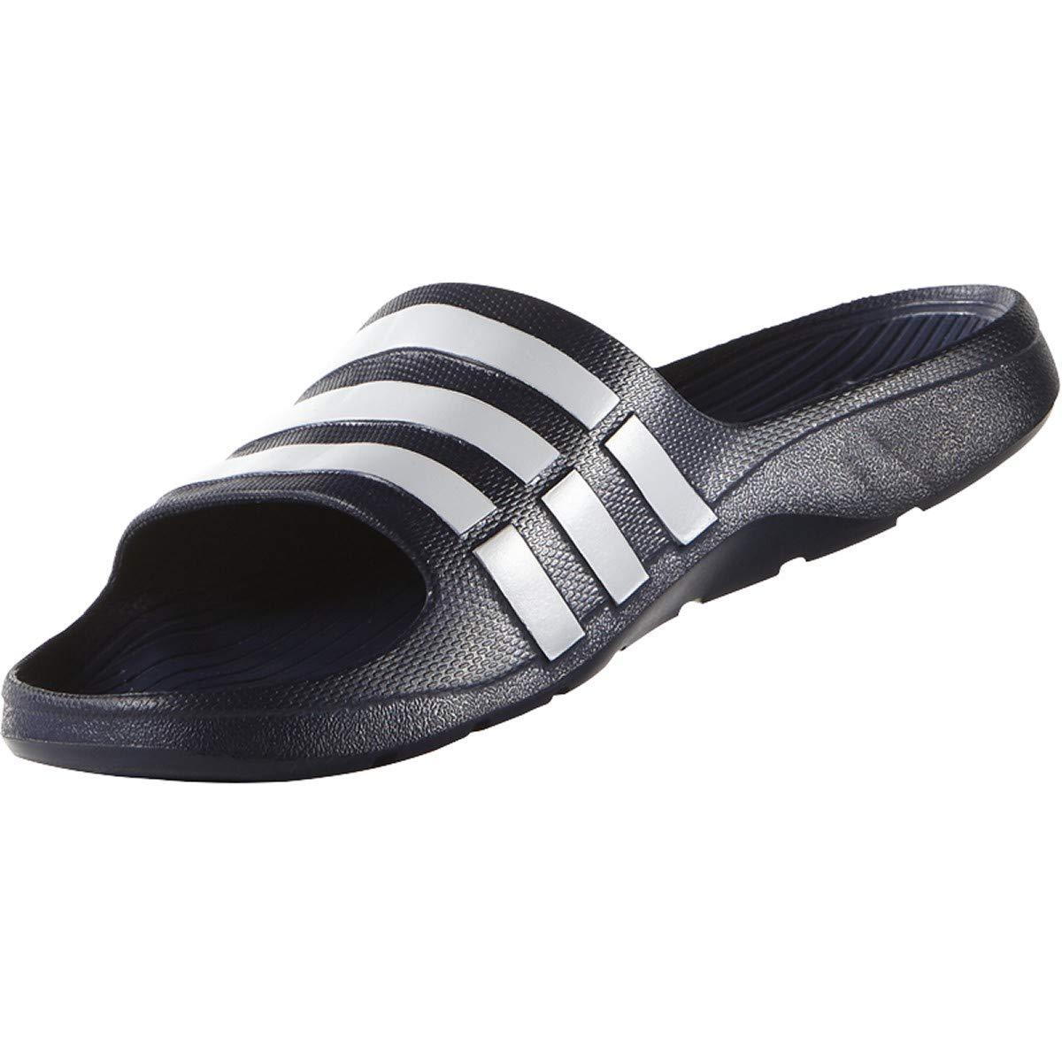 adidas Duramo Slide Sandal,dark Blue/white/dkblue,8 M Us in Black | Lyst