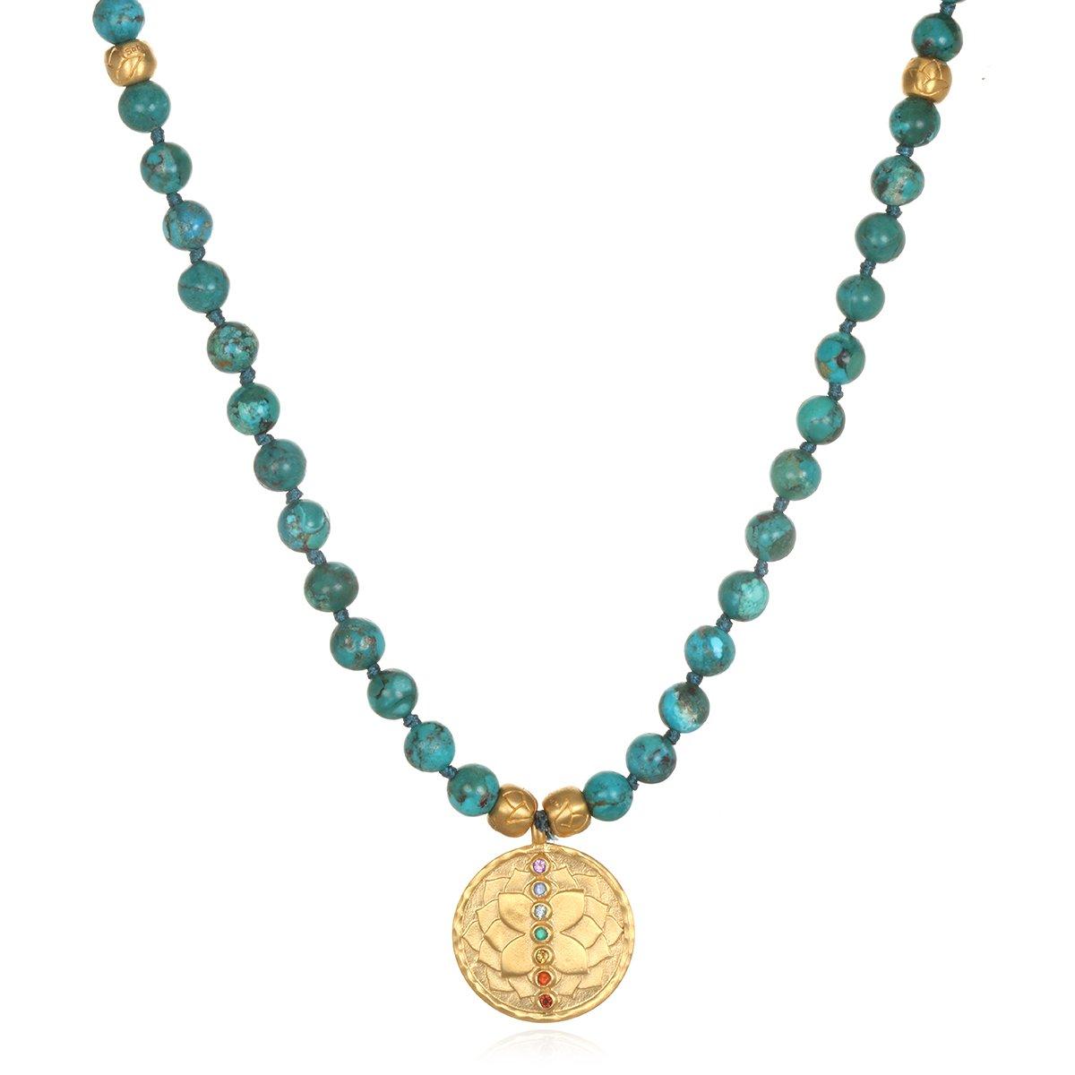 18-Inch Rhodium Plated Necklace with 6mm Amethyst Birthstone Beads and Sterling Silver Our Lady of Perpetual Help Charm.