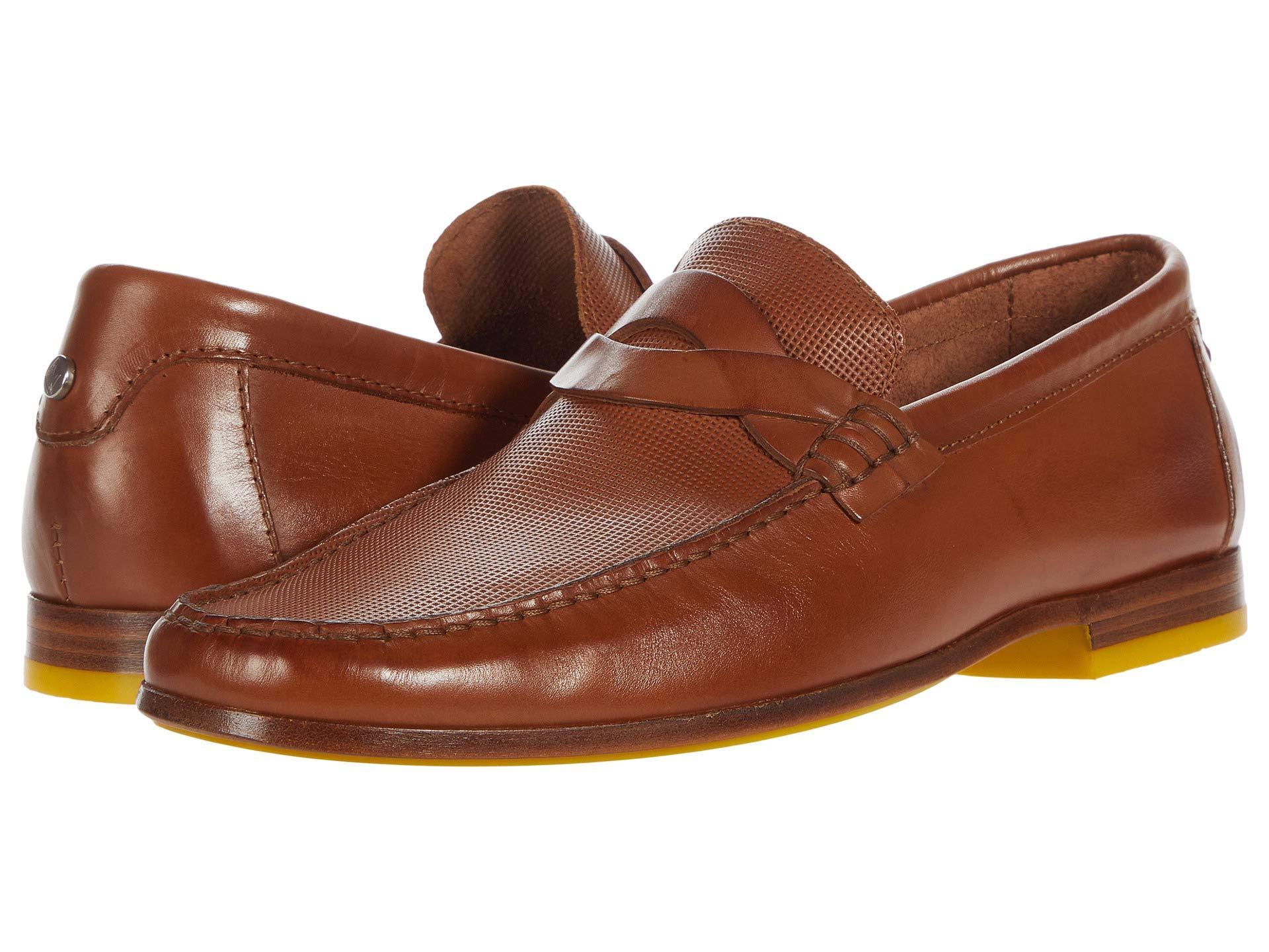 Donald J Pliner Leather Loafer in Cognac (Brown) for Men - Lyst