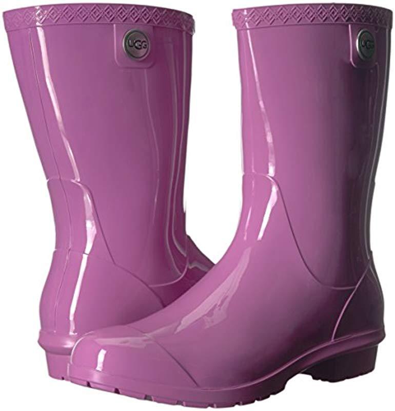 purple ugg rain boots