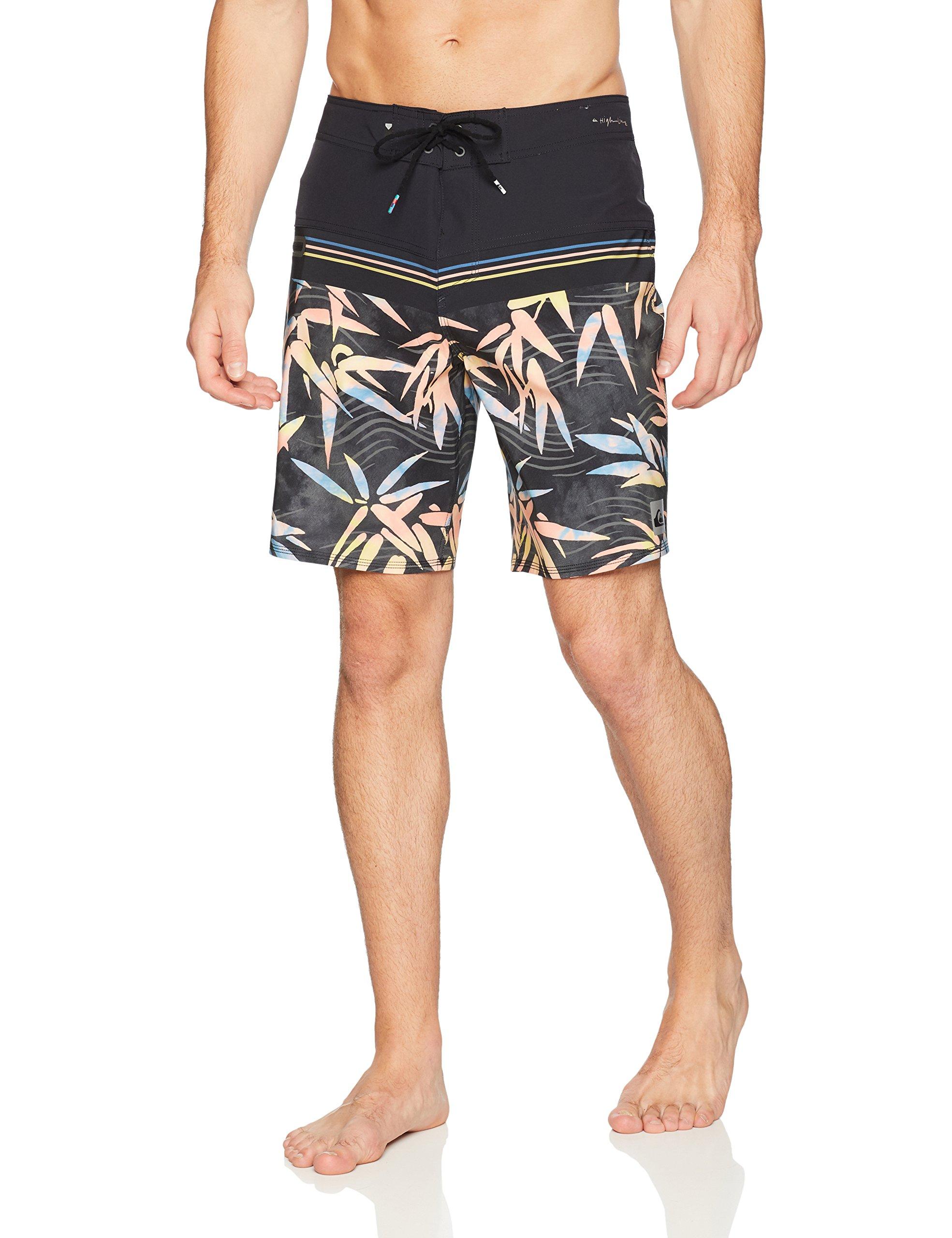 Quiksilver Boys Big Highline Zen Division Youth 18 Swim Trunk Boardshorts