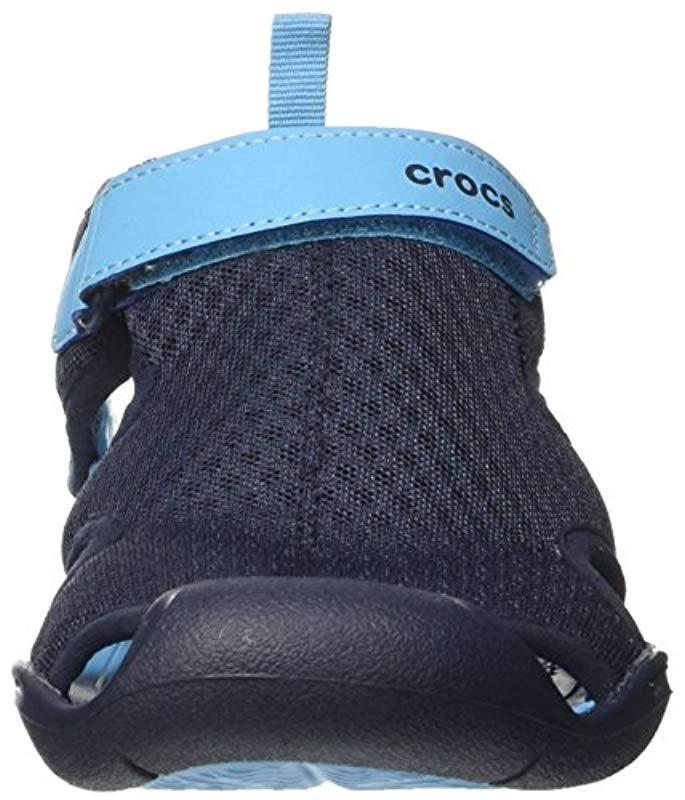 Crocs Swiftwater Mesh Sandal in Blue Lyst