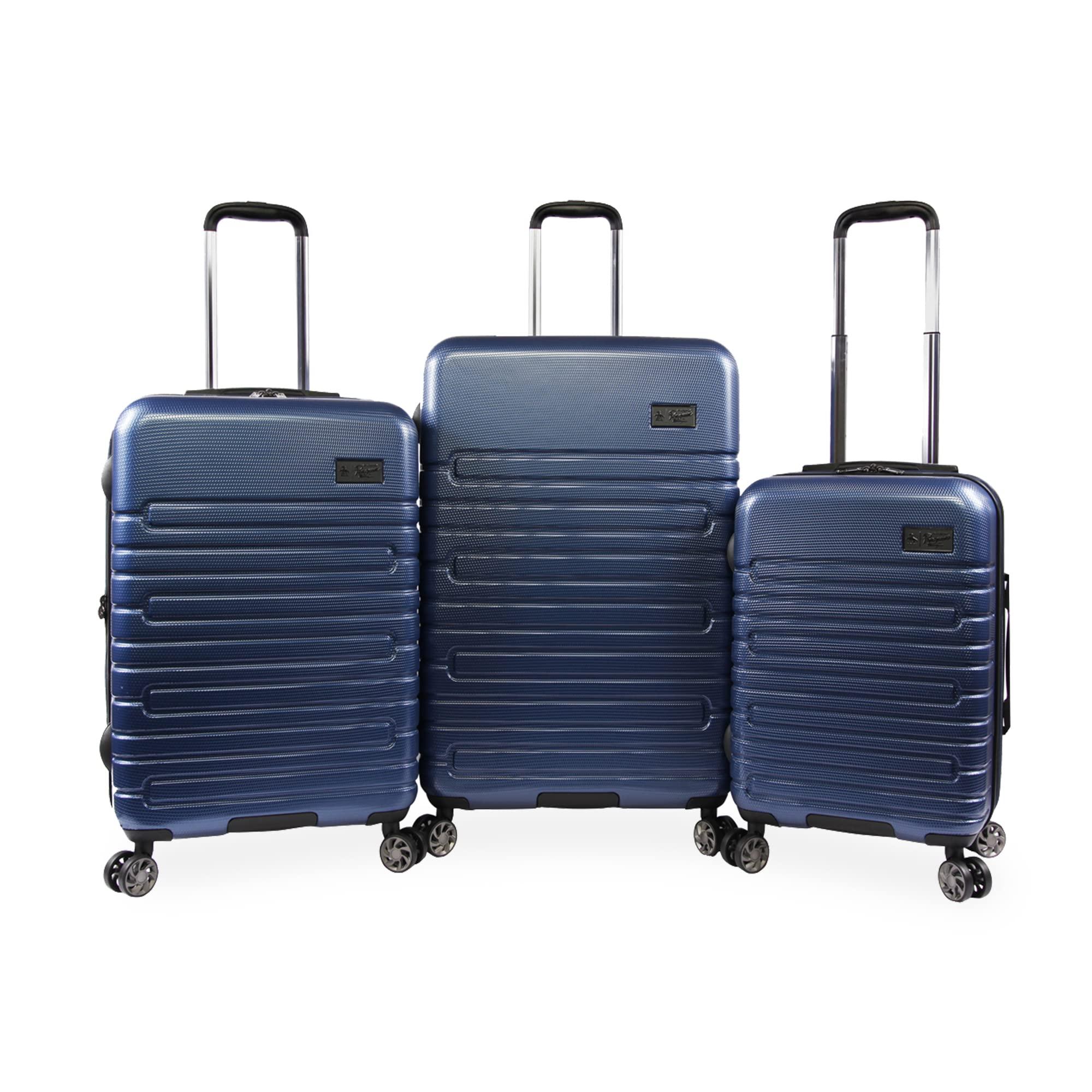 Original Penguin 3 Piece Set Expandable Suitcase With Spinner Wheels in ...