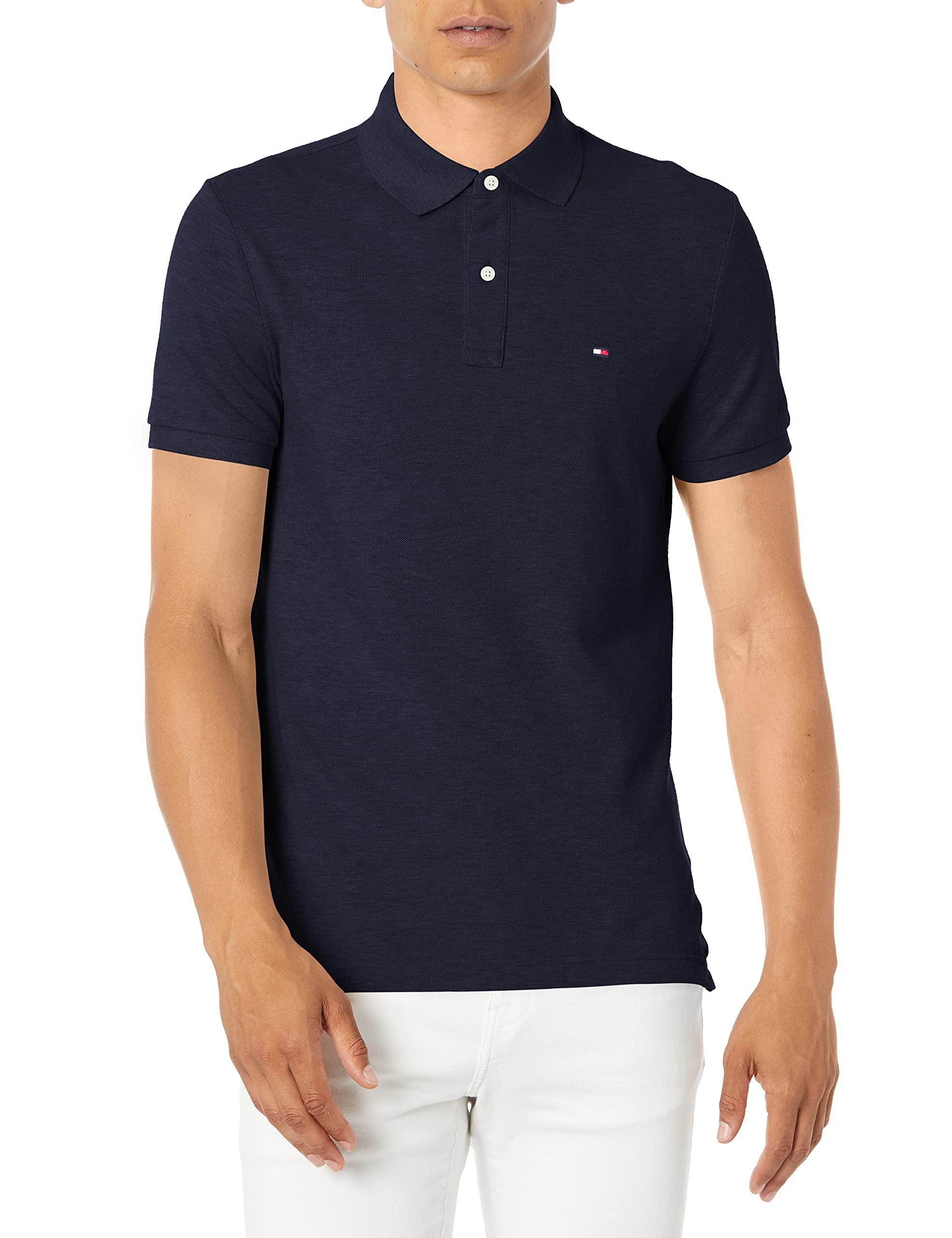 Tommy Hilfiger Short Sleeve Polo Shirt In Classic Fit in Blue for 
