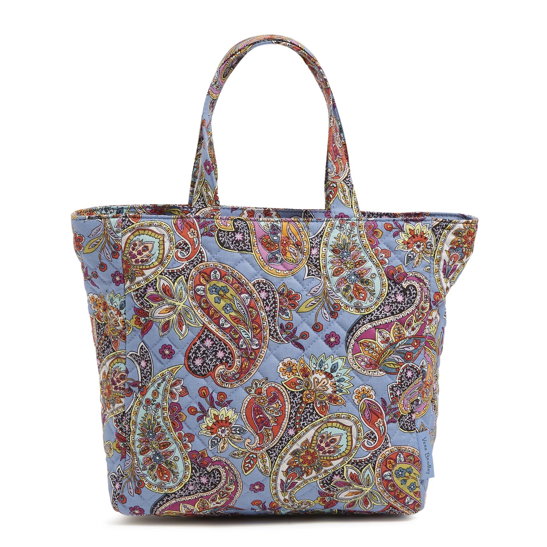 Vera Bradley Cotton Tote Lunch Box in Blue Lyst