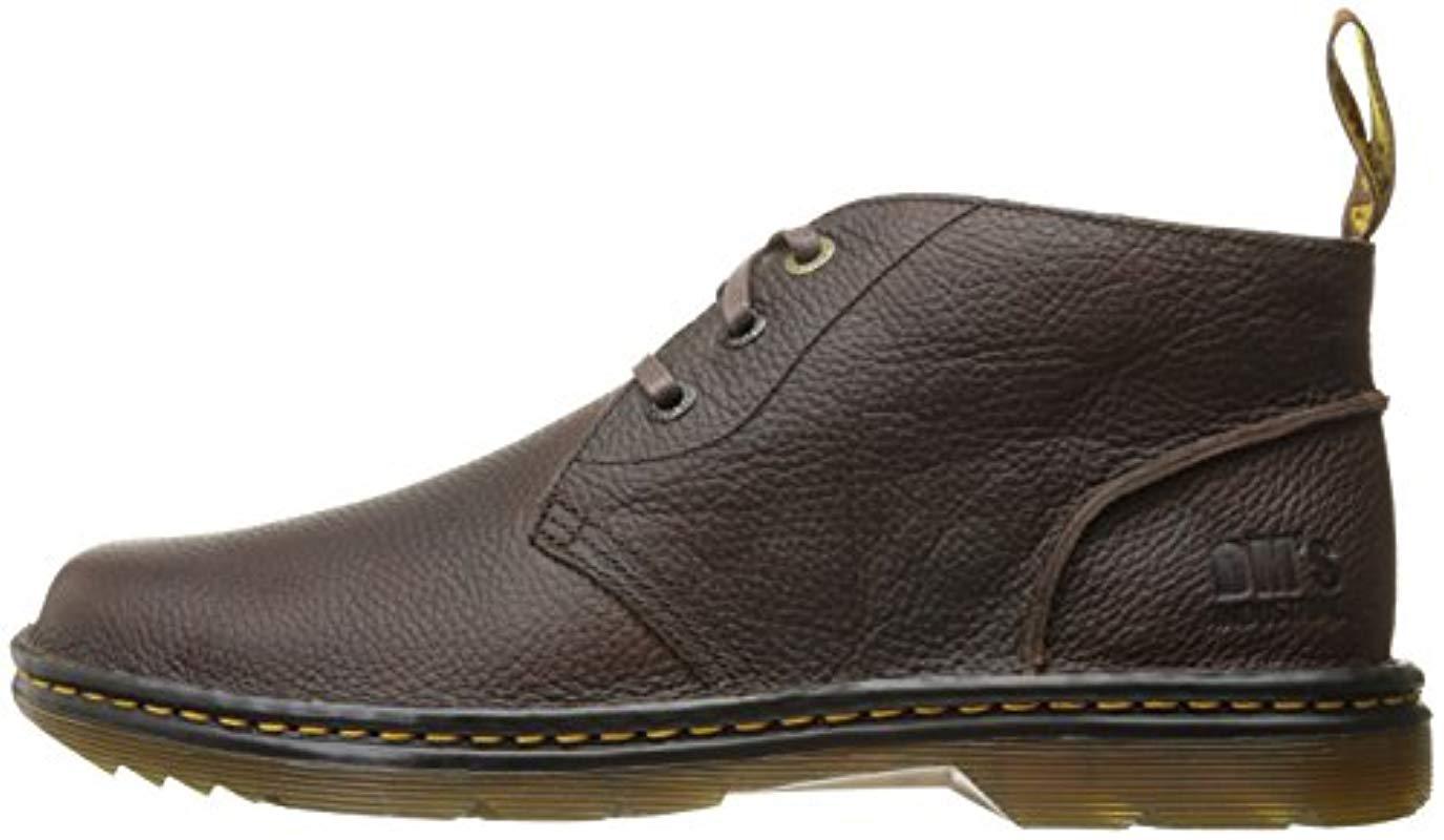 Dr. Martens Leather Sussex Chukka Boot in Dark Brown (Brown) for Men ...