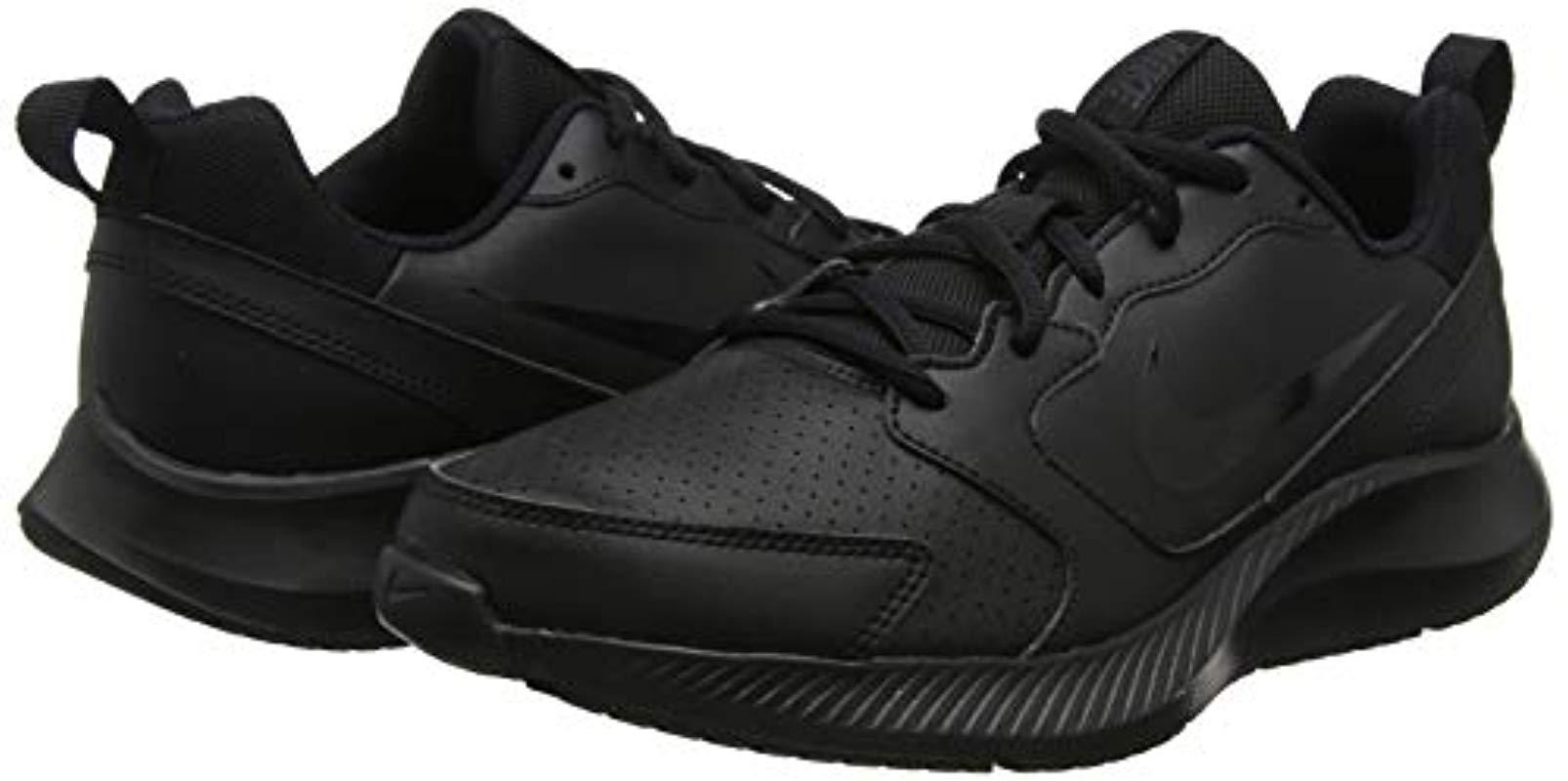 Nike Leather Todos Rn Shoe in Black/Black-Black-Anthracite (Black) | Lyst