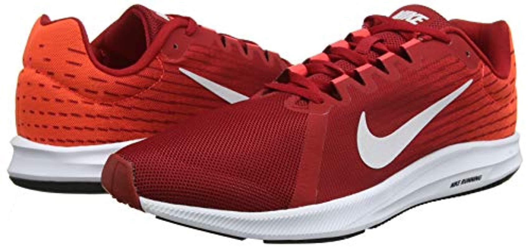 Nike Downshifter 8 Running Shoe in Black/White/Anthracite (Red) for Men |  Lyst