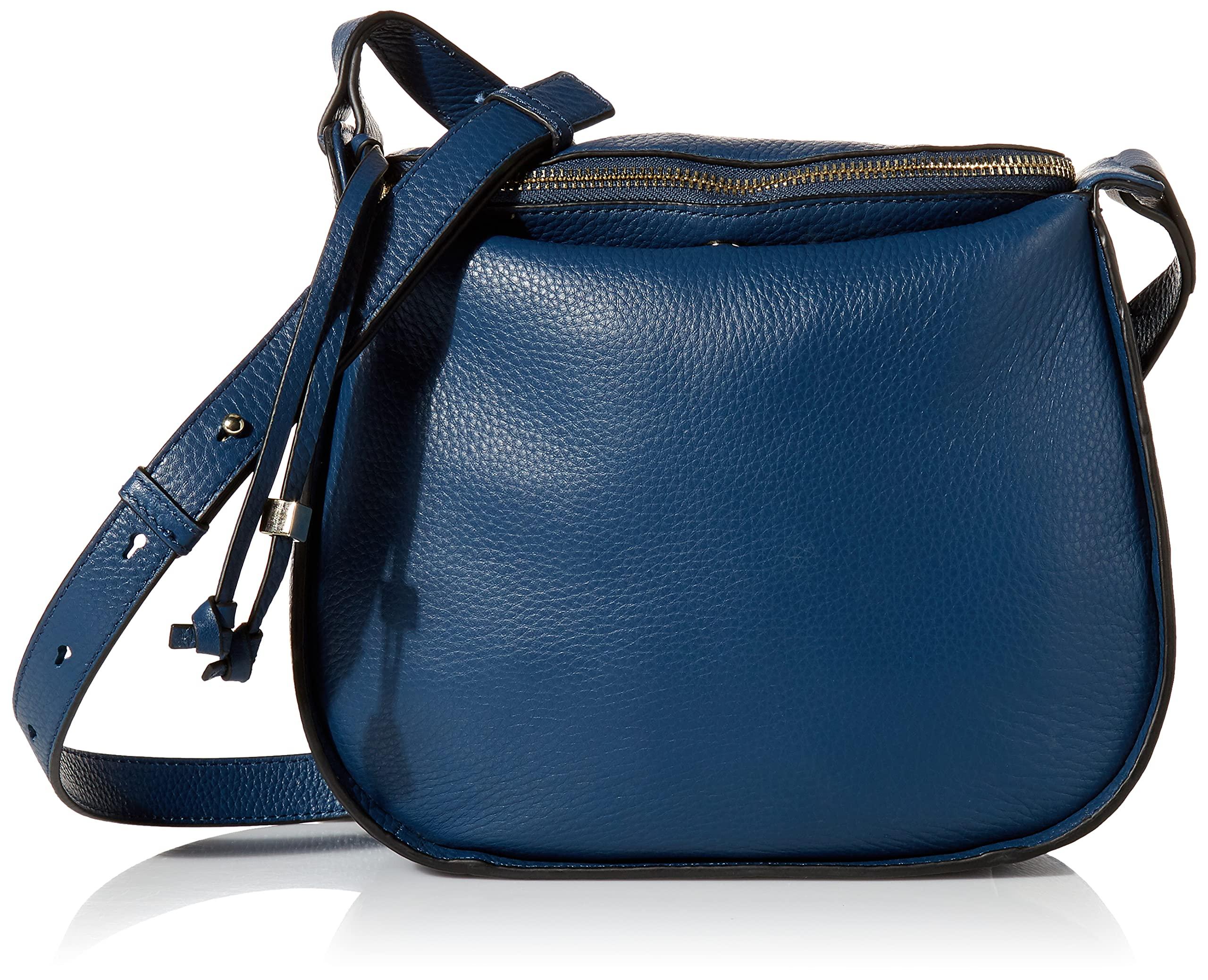 Vince Camuto Leather Hayes Large Cross Body in Blue | Lyst