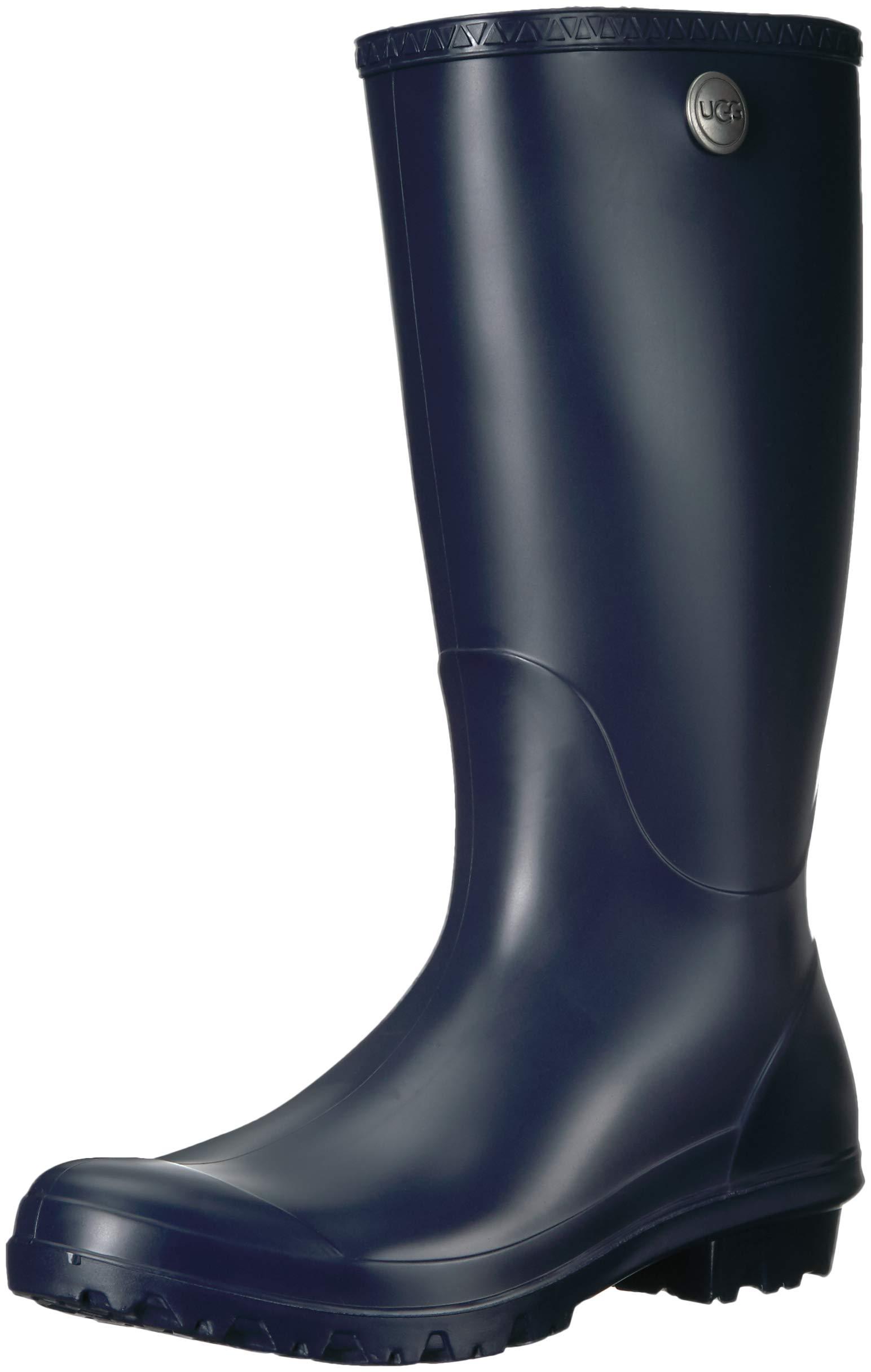 UGG Fur Shelby Matte Rain Boot in Navy (Blue) Save 31 Lyst