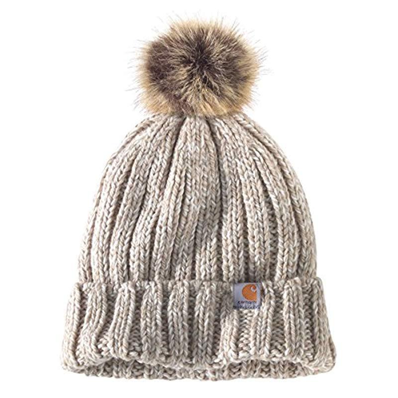 carhartt pom pom beanie mens 