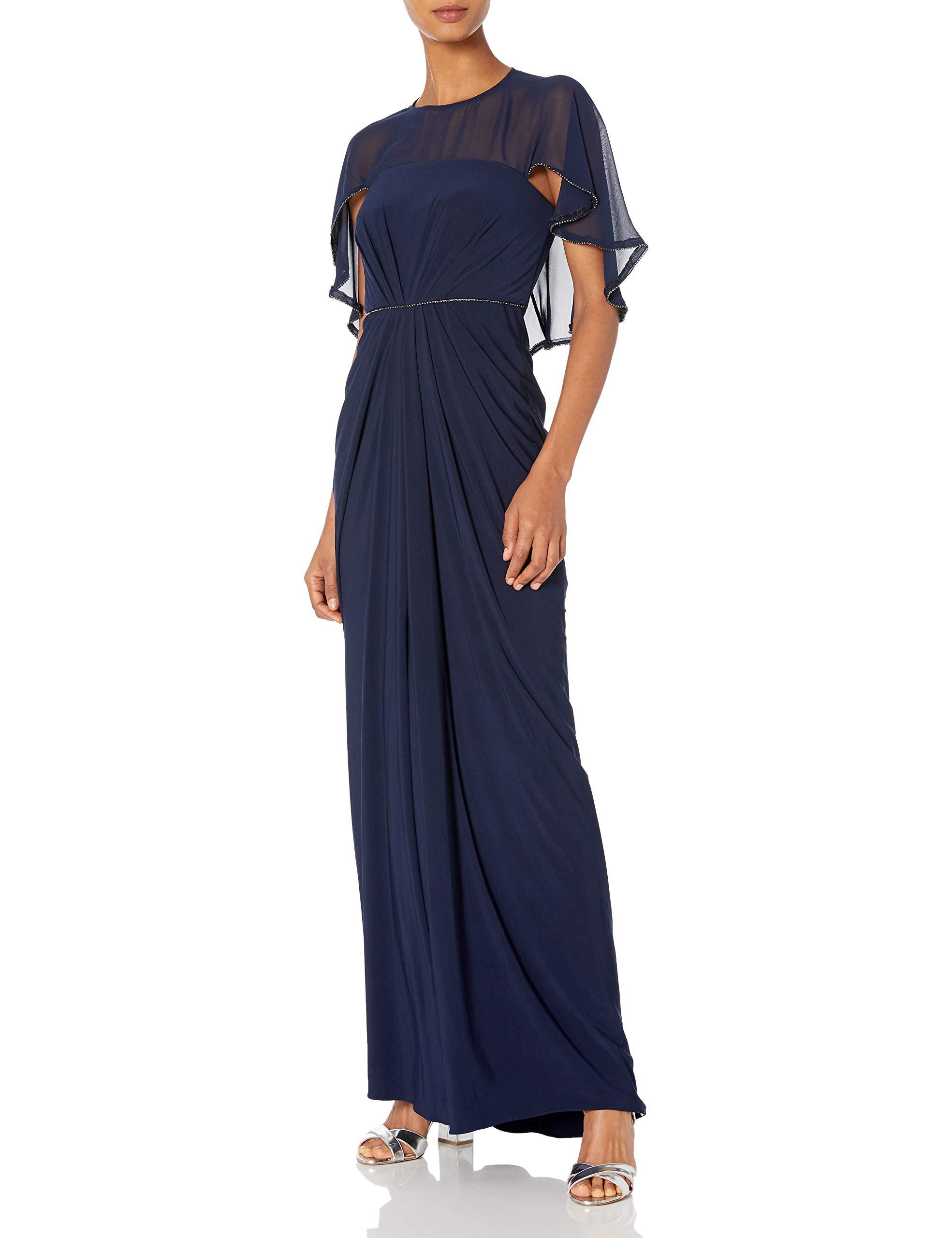 adrianna papell jersey gown
