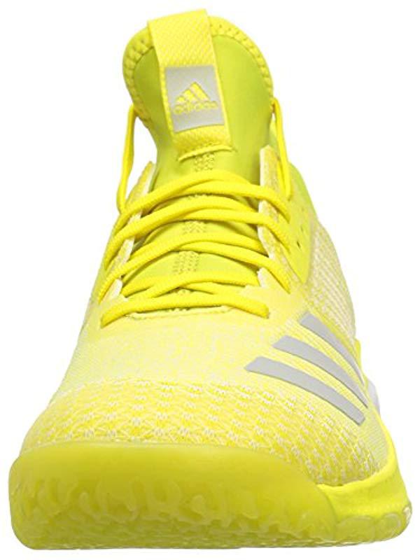 adidas Rubber Crazyflight X 2 Mid Volleyball Shoe in Yellow | Lyst