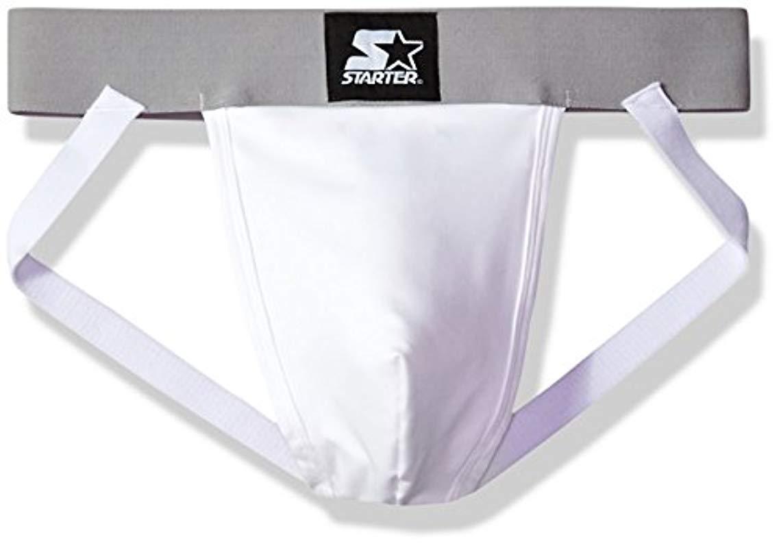 Starter Jockstrap With Optional Cup Pocket,  Exclusive in White for  Men