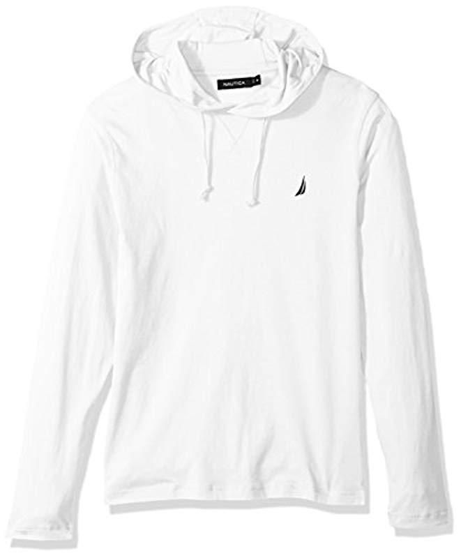 white nautica hoodie