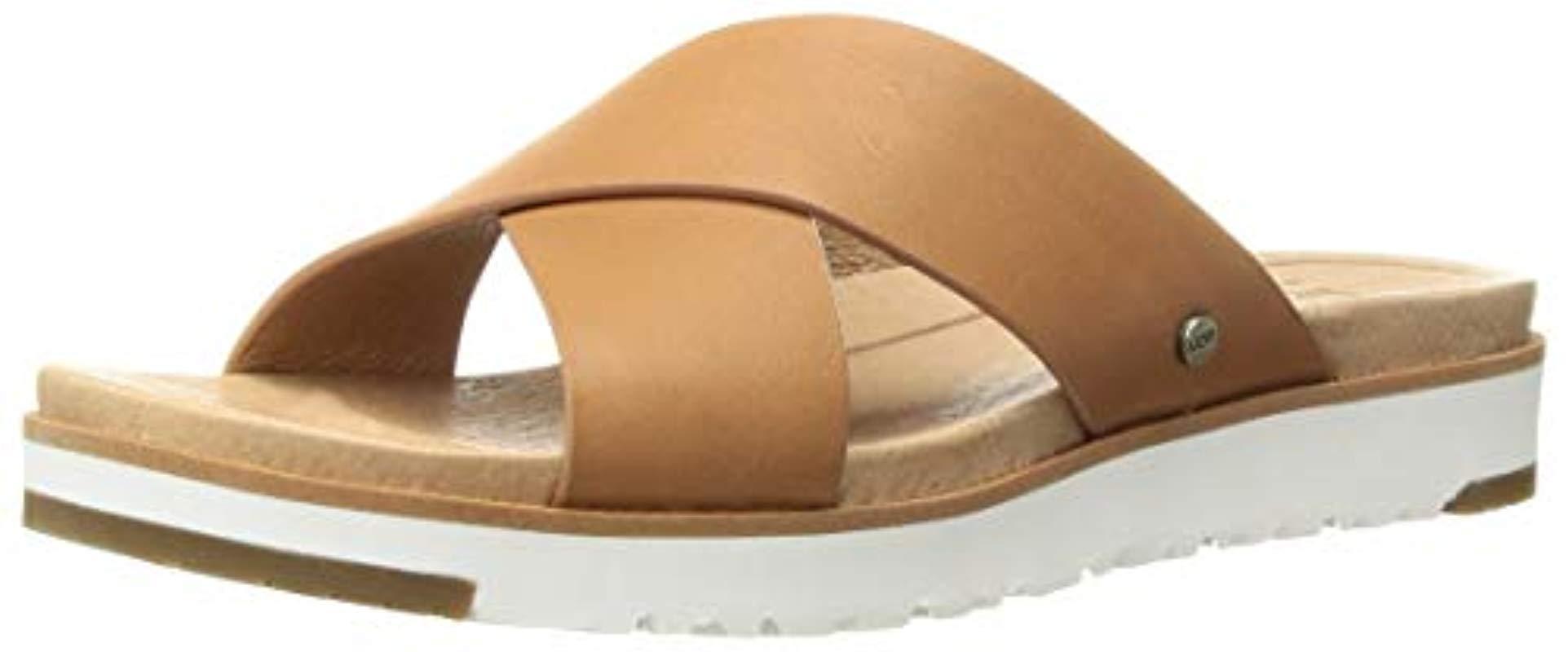 ugg sandals silver