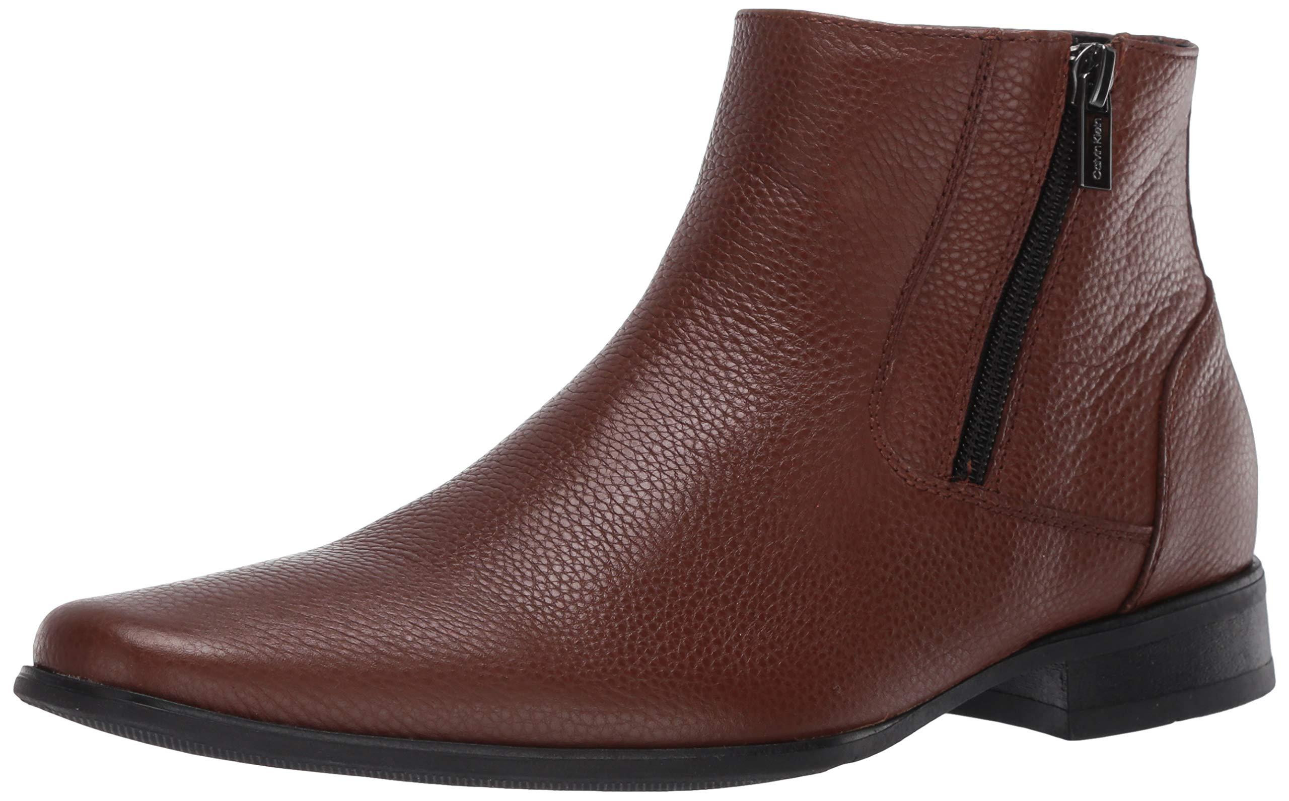 calvin klein trophy leather boot