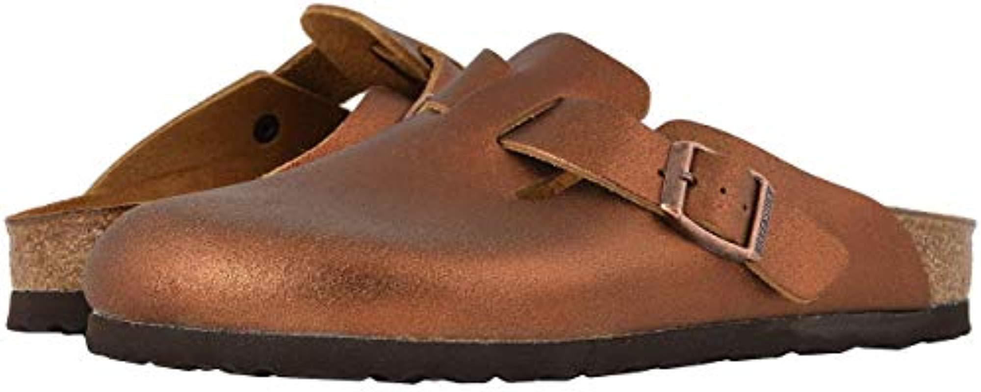 birkenstock boston antique brown