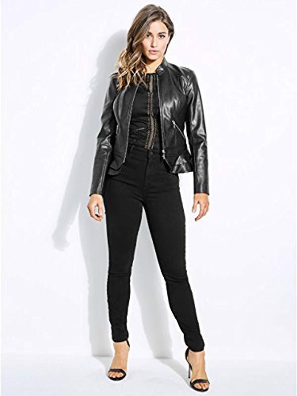 guess pu jacket