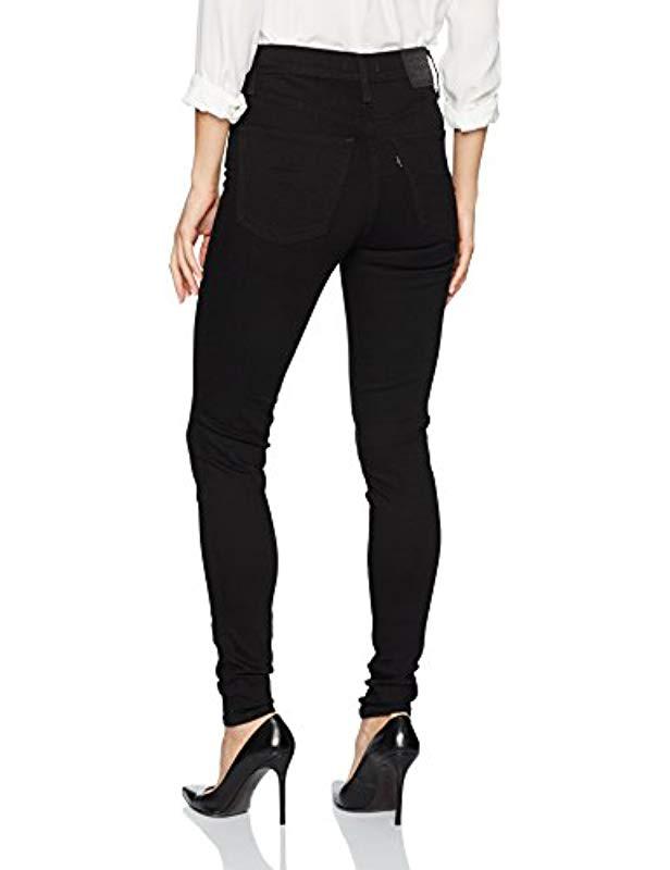Levi's Mile High Super Skinny Jeans In Black Galaxy | Lyst