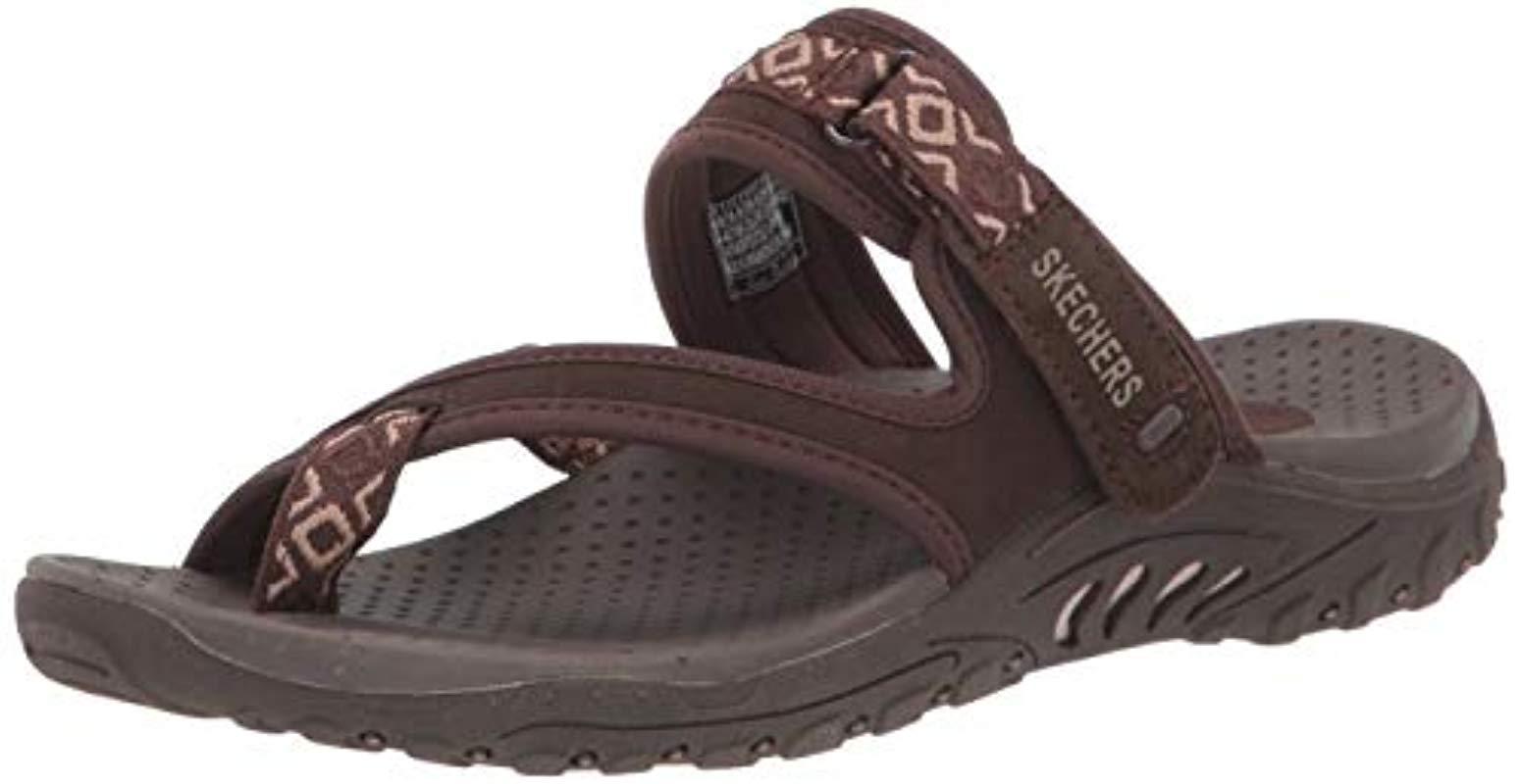 Skechers Reggae Rasta Flip slop Sandals Flop in Brown Lyst