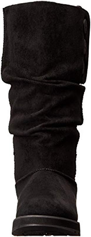 skechers women's keepsakes-big button slouch tall winter boot