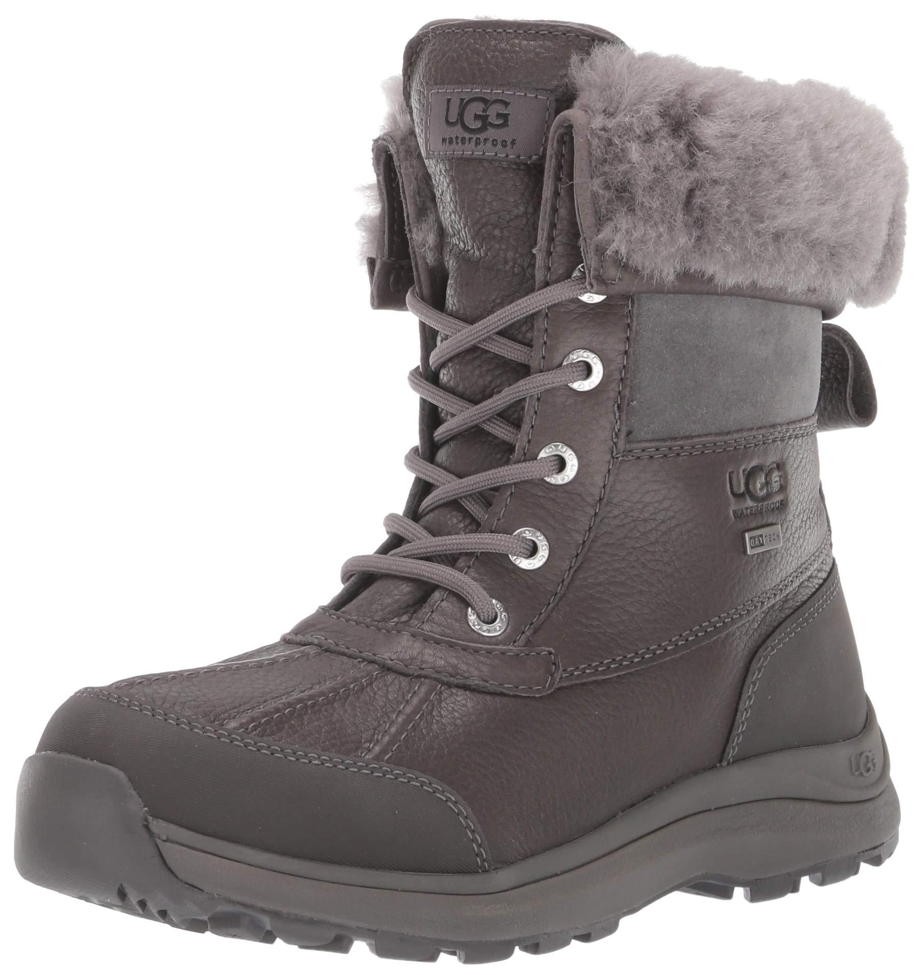 UGG Adirondack Iii Boot Leather in Charcoal (Gray) - Save 50% | Lyst