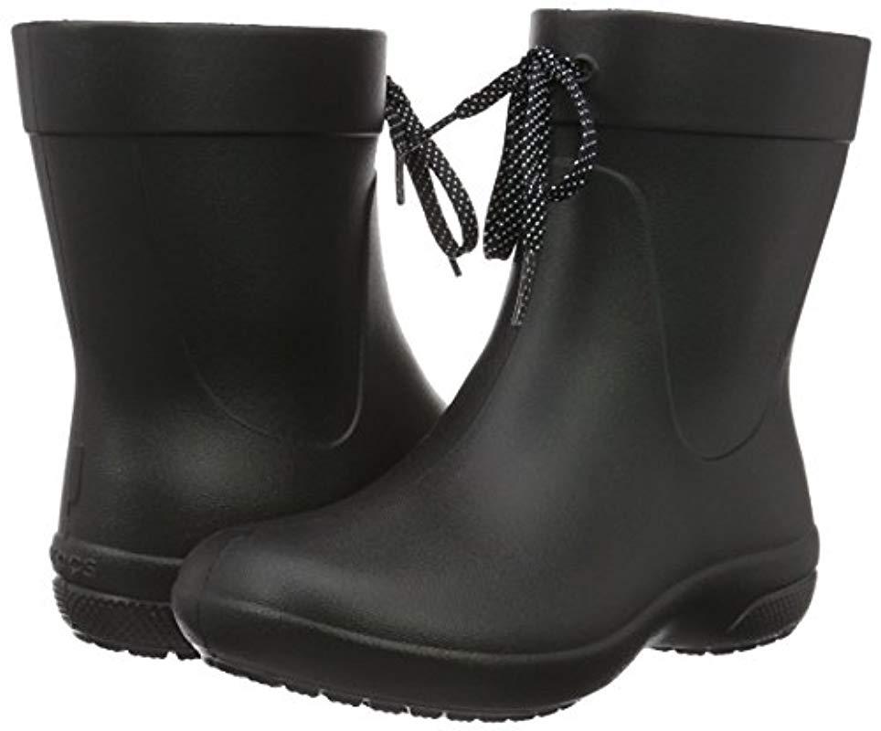 crocs women's freesail shorty rainboot