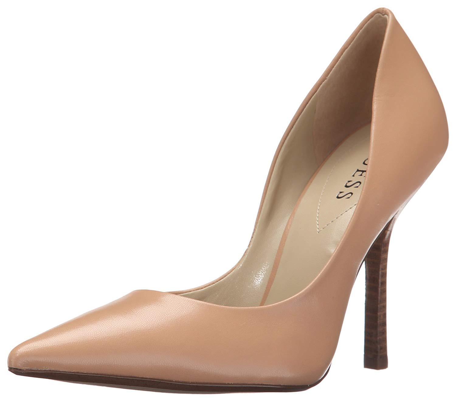 Guess Carrie D'orsay Pump in Natural | Lyst