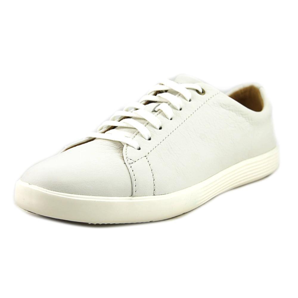 Cole Haan Grand Crosscourt Lace Leather Sneakers in Bright White (White ...