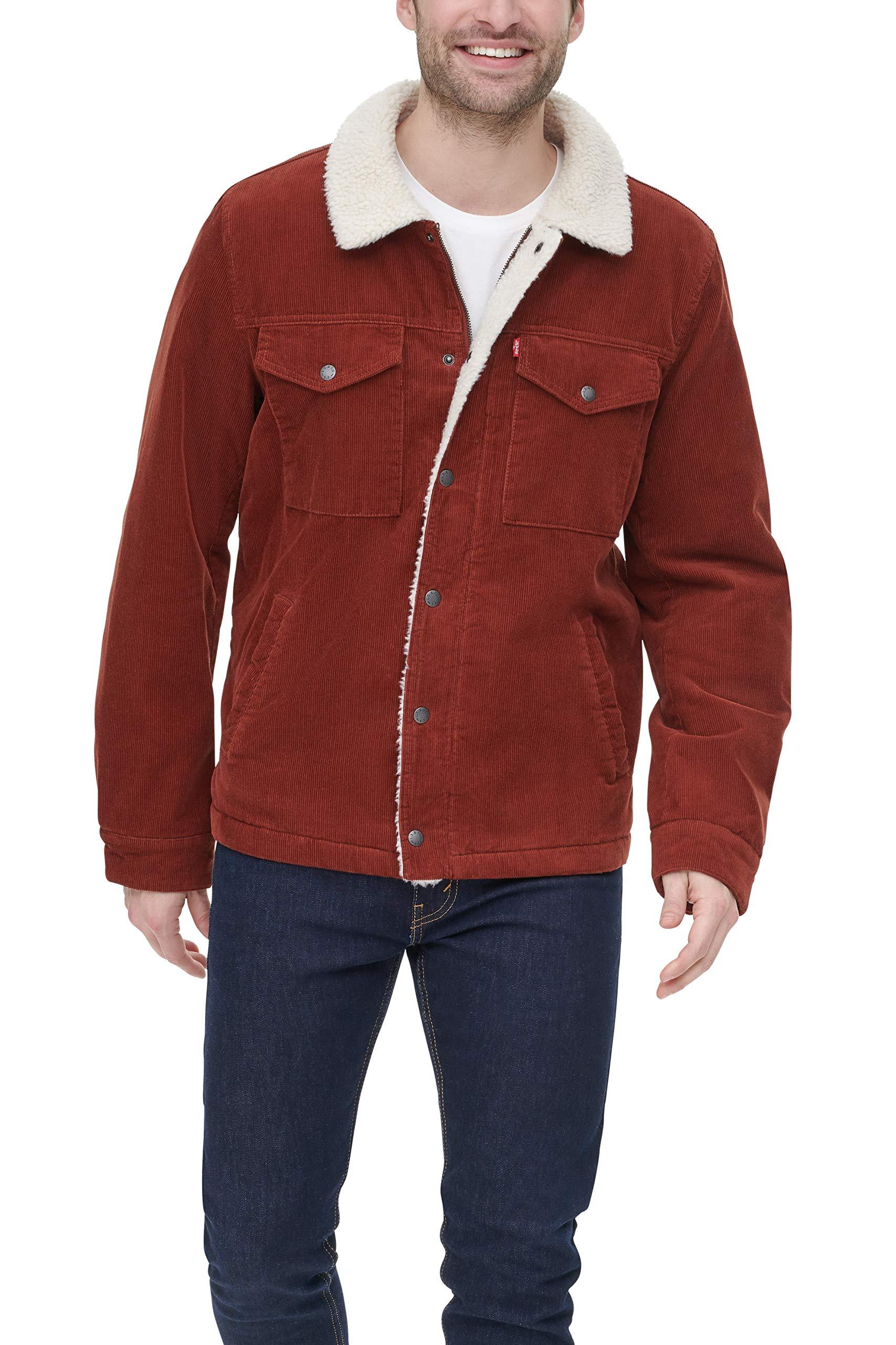 corduroy sherpa lined jacket