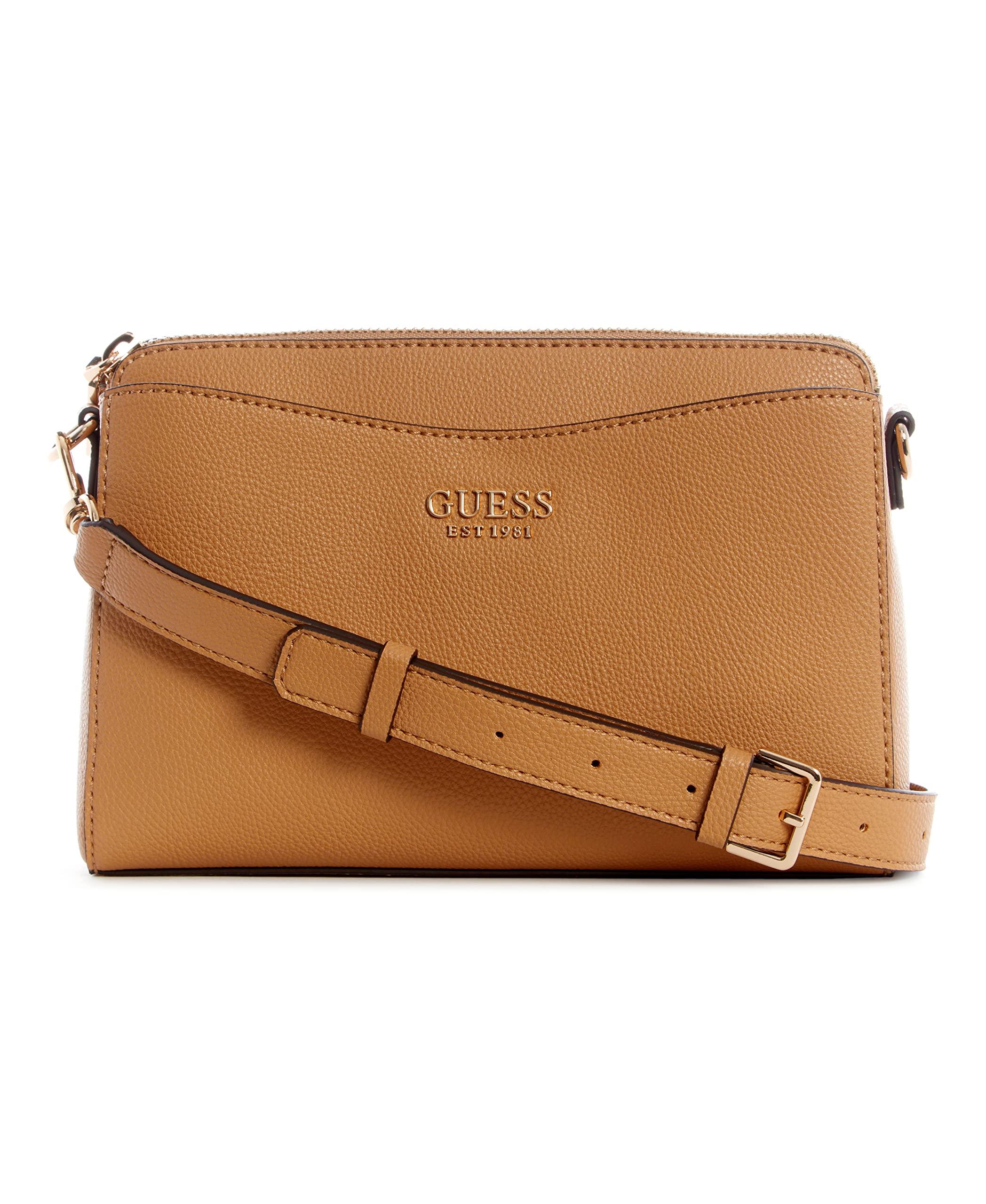 GUESS Lyndi Small Triple Compartment Girlfriend Satchel - Macy's