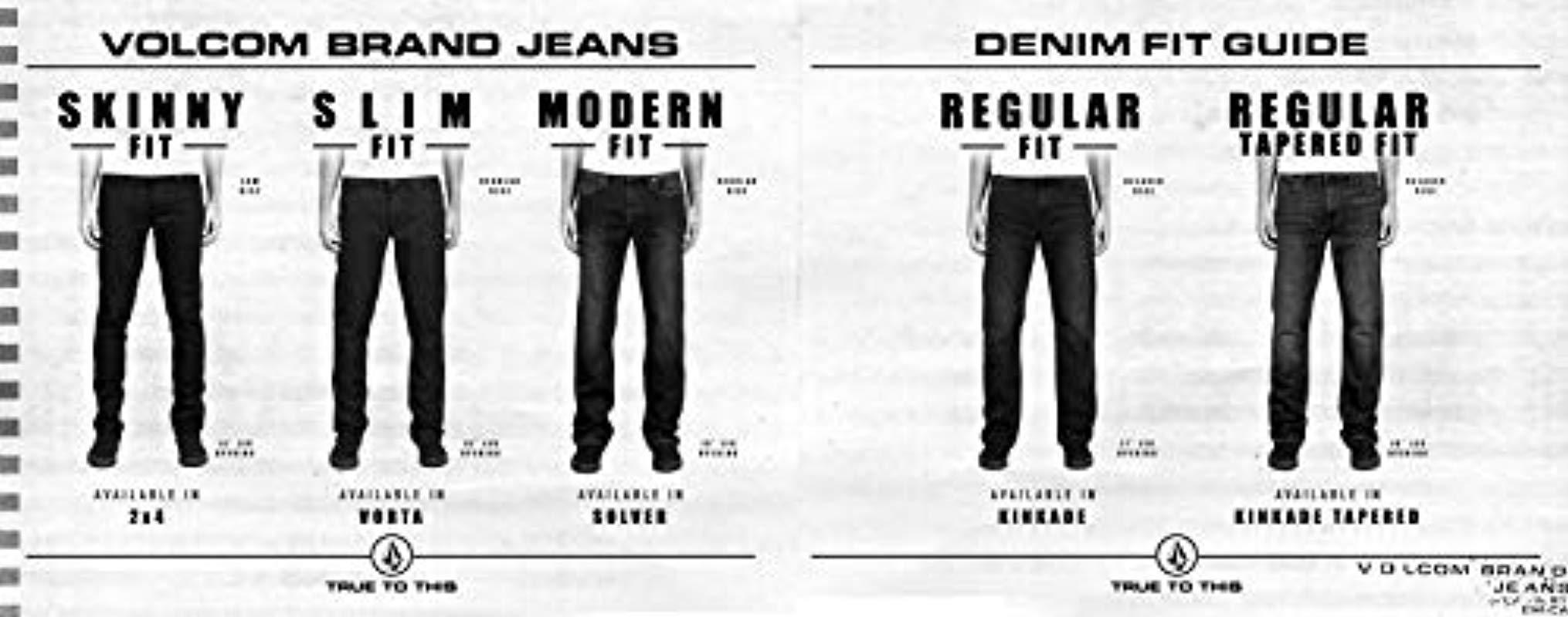 volcom kinkade tapered jeans