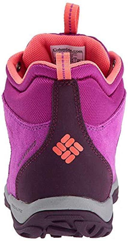 columbia women's fire venture mid waterproof hiking boot