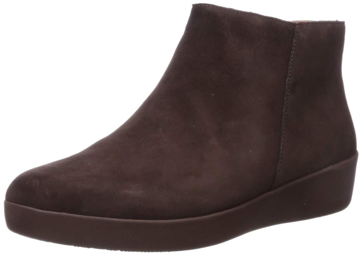 Fitflop Suede Boot Sumi in Chocolate Brown (Brown) - Lyst