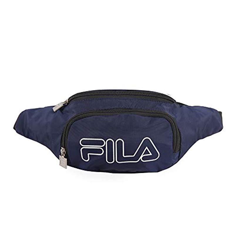 fila fanny pack blue