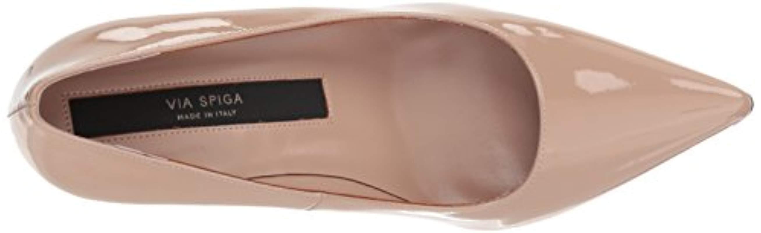 Via Spiga Leather Nikole Pump | Lyst