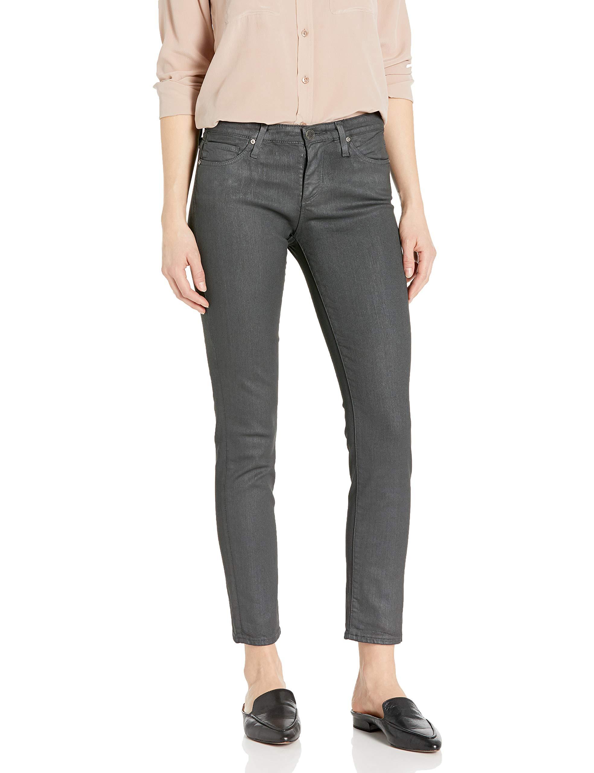 AG Jeans Prima Mid Rise Cigarette Fit Ankle Jean in Gray - Lyst