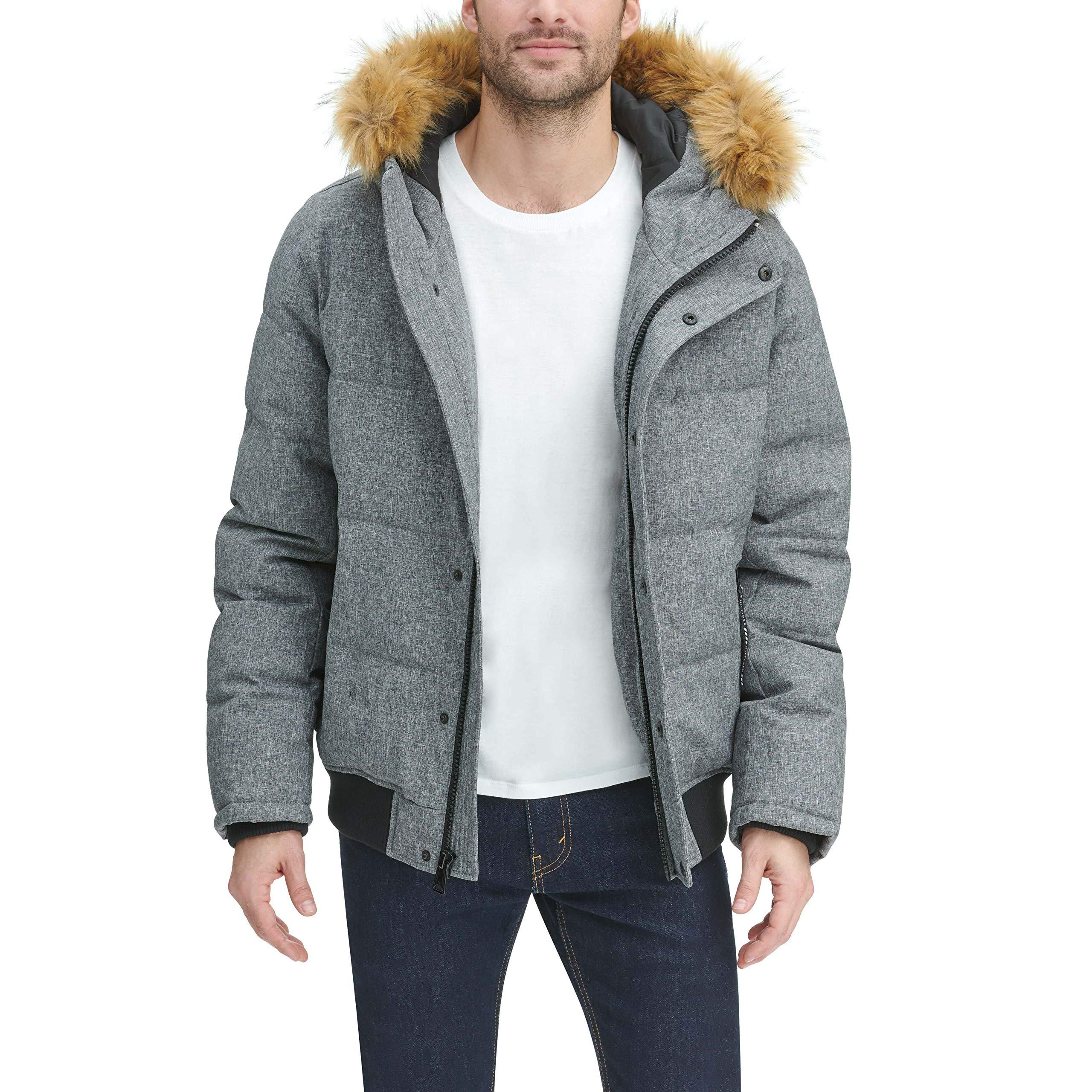 tommy hilfiger arctic hooded bomber jacket