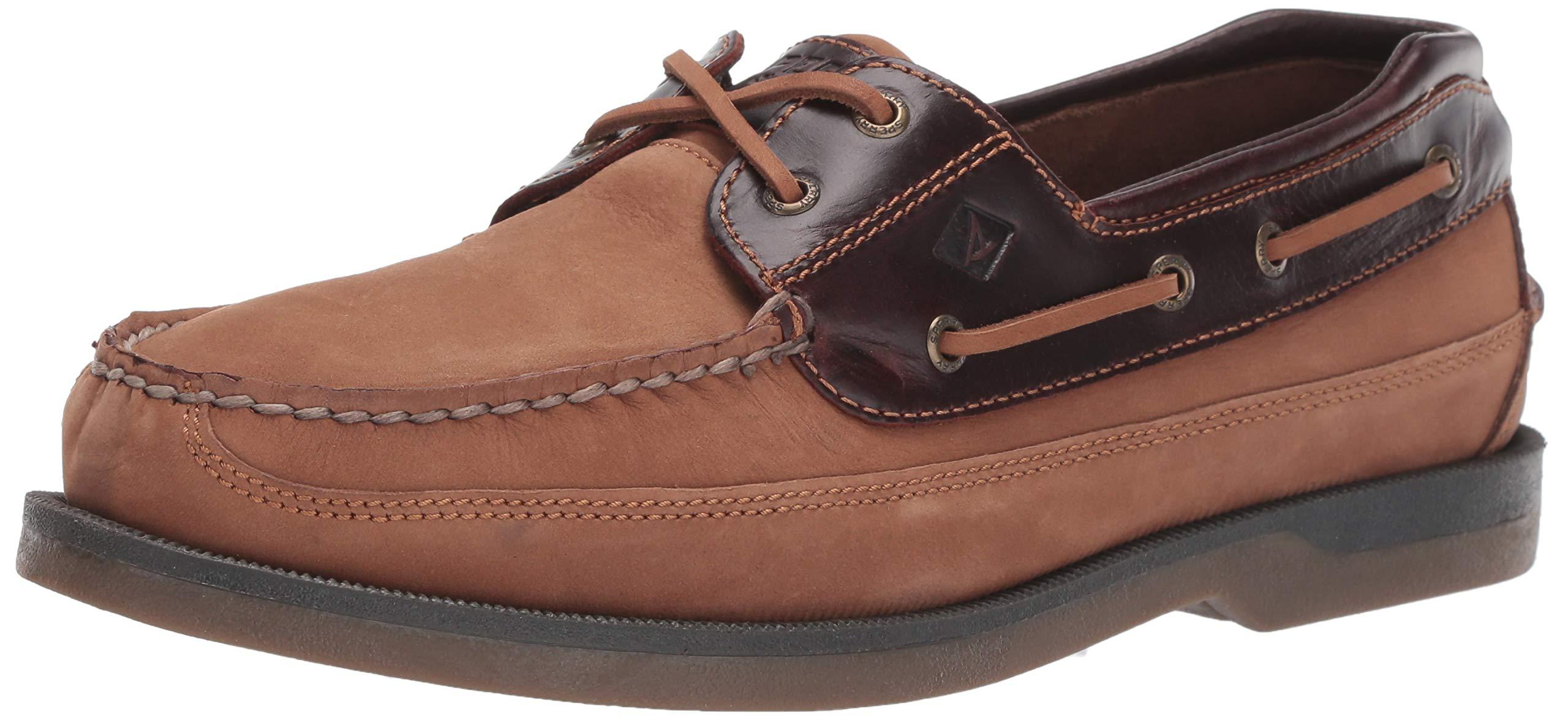Sperry Top-Sider Leather Mako 2-eye Boat Shoe in Brown for Men - Lyst