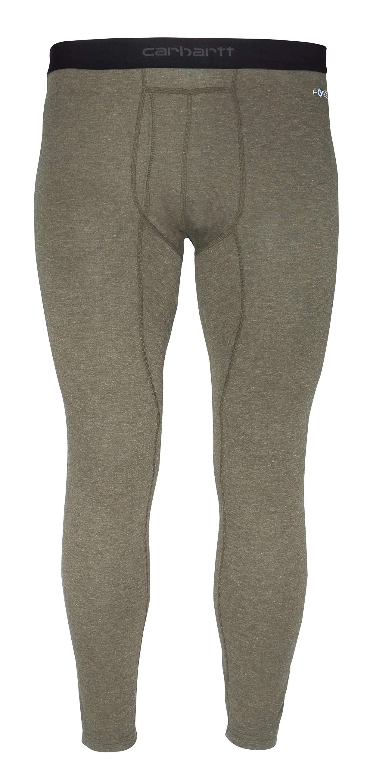 Carhartt Wool Force Heavyweight Thermal Base Layer Pant in Burnt Olive