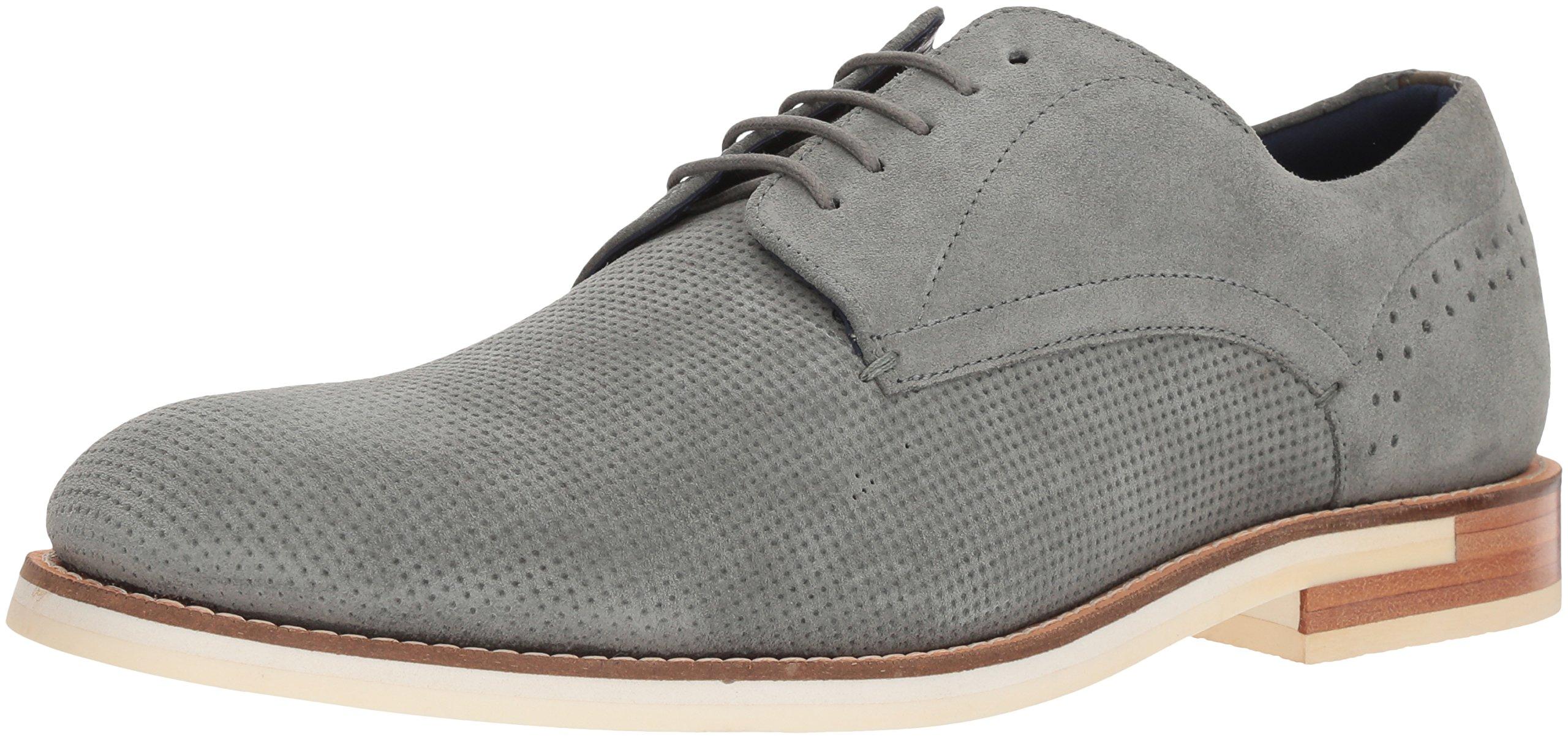 gray suede oxfords