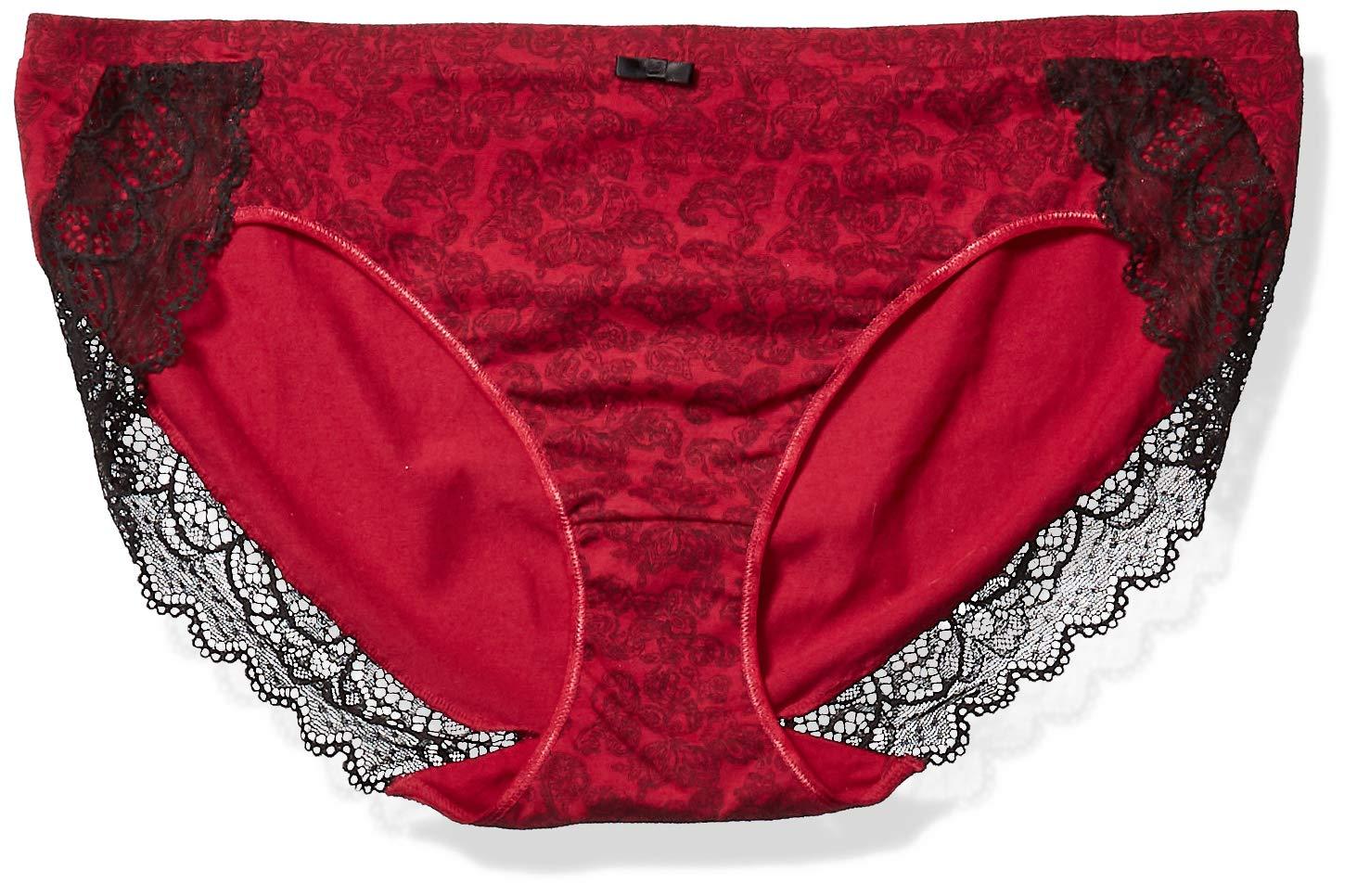 Bali Cotton Desire Sheer Lace Hipster in Red Save 59 Lyst