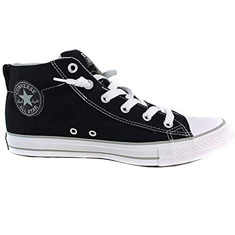 Converse Street Canvas Mid Top Sneaker in Black for Men - Save 47% - Lyst
