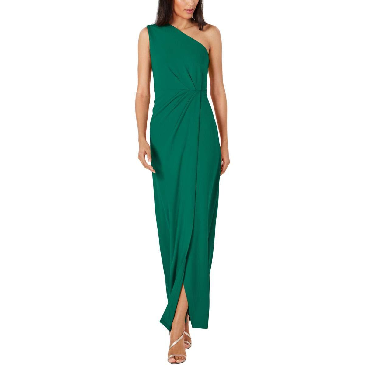 macy's calvin klein green dress